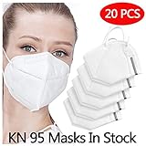 20 PCS Sport Face Mask with Filter Activated Carbon PM 2.5...